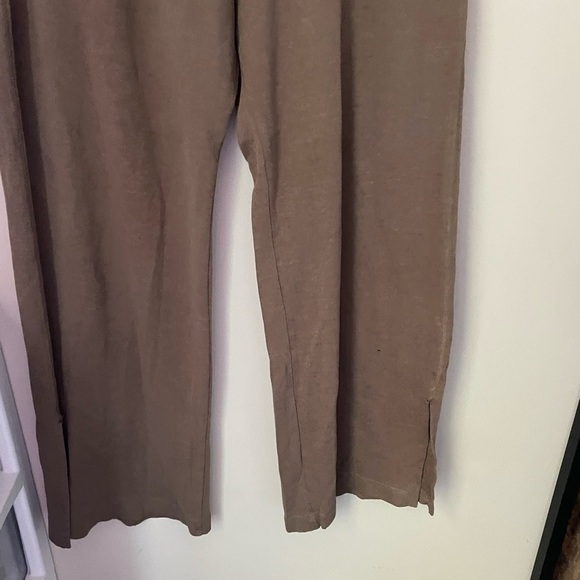 Zara Brown Wide Leg Cozy Sweatpants Size Large - Picture 3 of 7